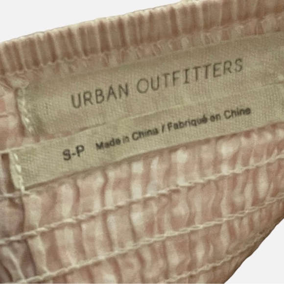 URBAN OUTFITTERS pink checkered skort romper size Small - Picture 8 of 9